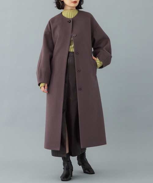 PUBLIC TOKYO（パブリックトウキョウ） ノーカラーコート FREE