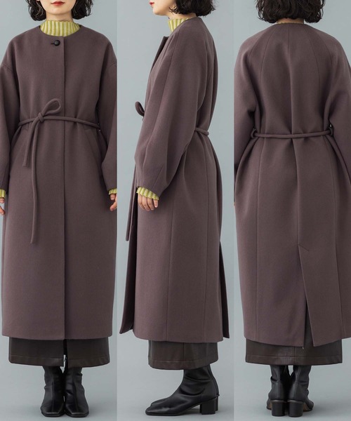 PUBLIC TOKYO（パブリックトウキョウ） ノーカラーコート FREE