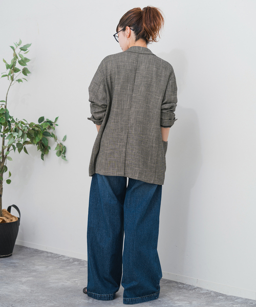 Spick and Span リネンシルクルーズジャケット 36 リネンシルクルーズジャケット（テーラードジャケット）｜Spick