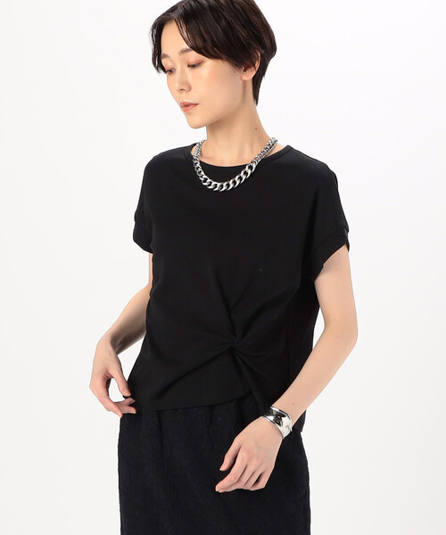 K.T KIYOKO TAKASE tシャツ コットン強撚ポンチ デザインタック