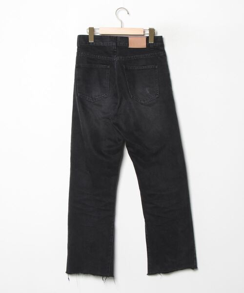[mystic] обработка Denim брюки 1 черный женский 