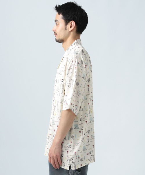 BAYFLOW（ベイフロー） シャツ 半袖 「夏映え柄シャツ」アソート柄半袖
