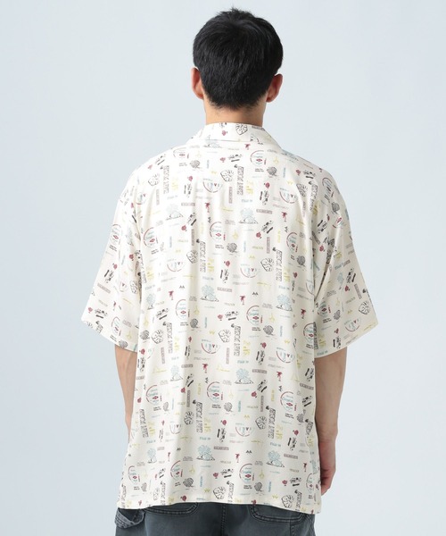 BAYFLOW（ベイフロー） シャツ 半袖 「夏映え柄シャツ」アソート柄半袖
