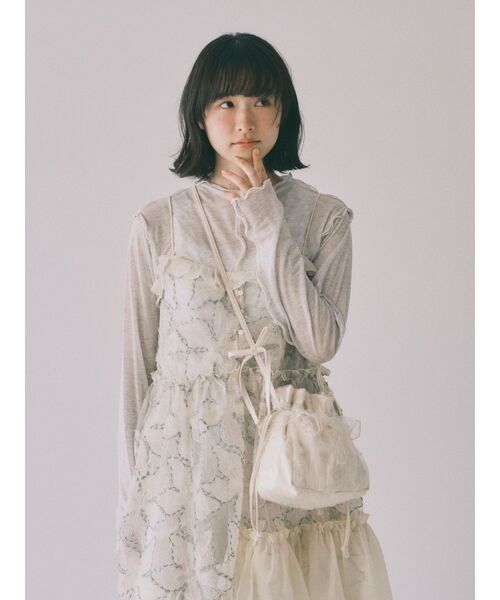 ［新品］merry jenny▽キャミワンピース ネグリジェワンピース merry jenny sparklyキャミワンピース（ブラック