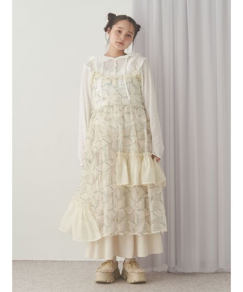 merry jenny キャミ　ワンピース merry jenny ワンピース yumeシアーコンビキャミワンピース