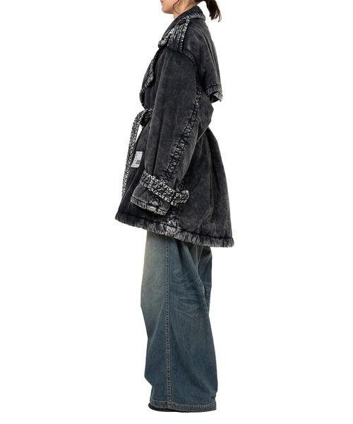 MAISON MIHARA YASUHIRO トレンチコート Maison MIHARA YASUHIROのトレンチコートを使った人気ファッション