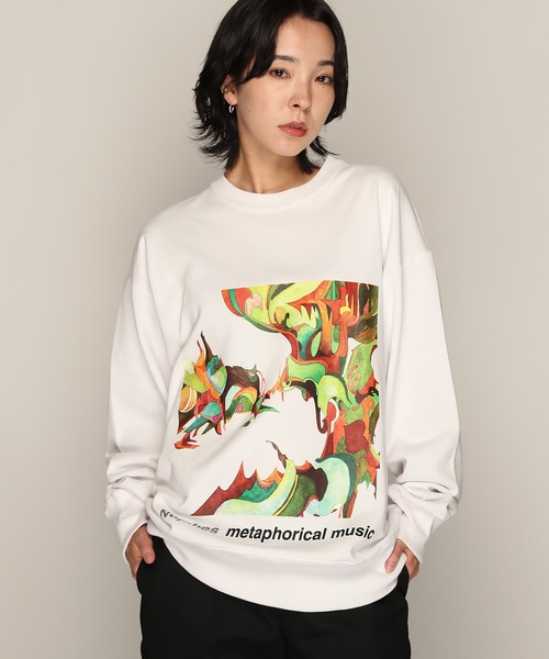 ユキエモン　ペタペタスウェットトレーナー　３Ｌ　新品 YEN TOWN MARKET トレーナー スウェット 「Nujabes」ヌジャベス