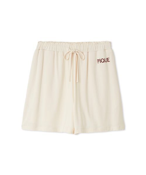 すぐ届く gelato pique* ロゴ ルームウェア ショートパンツ gelato pique パジャマ ルームウェア 「接触冷感」カラー