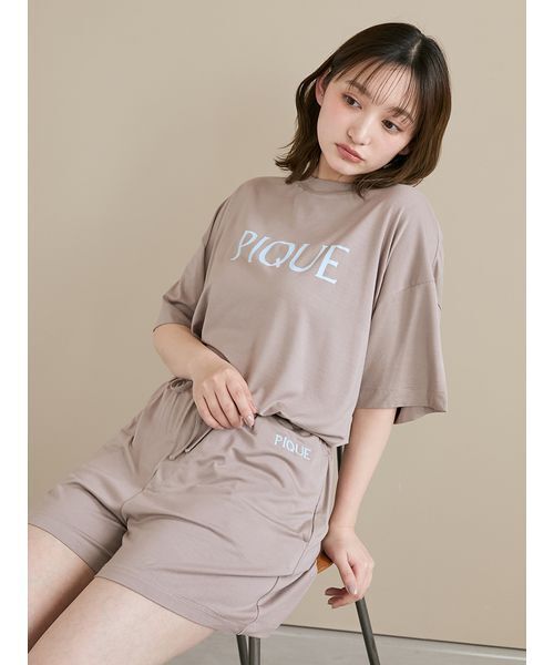 新品未使用gelato pique ジェラートピケ れーヨン ロゴルームウェア gelato pique パジャマ ルームウェア 「接触冷感」カラー