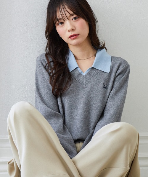 solleim（ソルレム） ニット セーター 「26AW新色追加」ワンポイント
