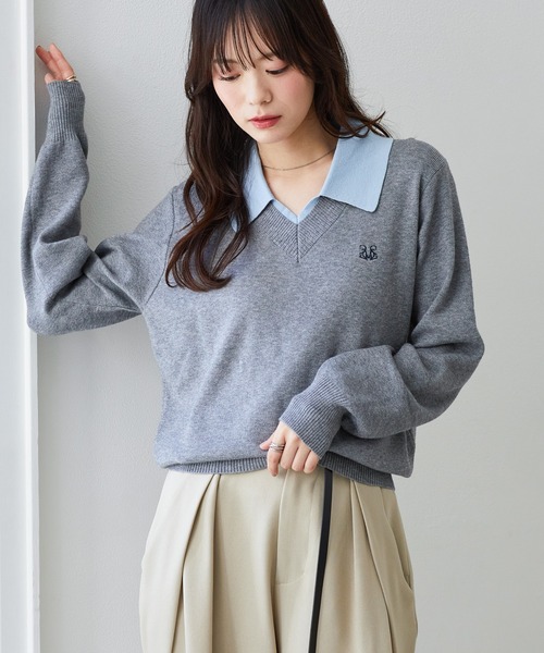 solleim（ソルレム） ニット セーター 「26AW新色追加」ワンポイント