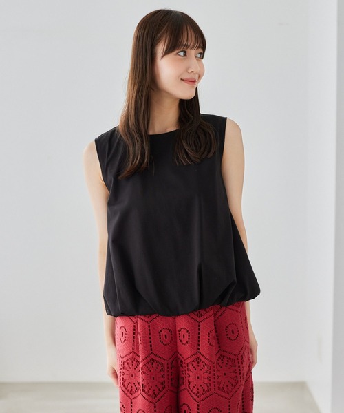 tシャツ カットバルーンノースリーブ579074 レディース