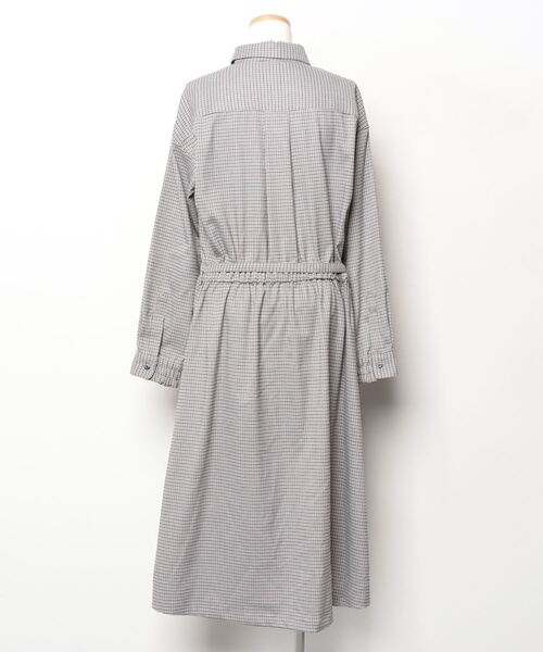 「AZUL ENCANTO」 ステンカラーコート L グレー レディース_画像2