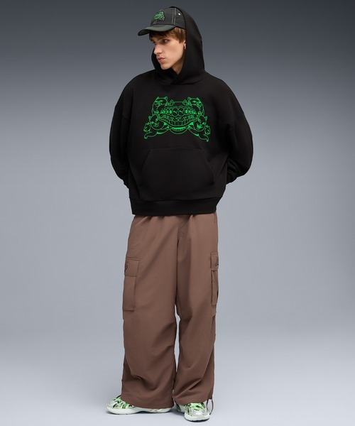 PUMA（プーマ） パーカー RIPNDIPコラボ BOXY GRAPHIC HO パーカー