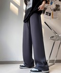 ワイドパンツ スウェットパンツ ジャージ bl...の詳細画像2