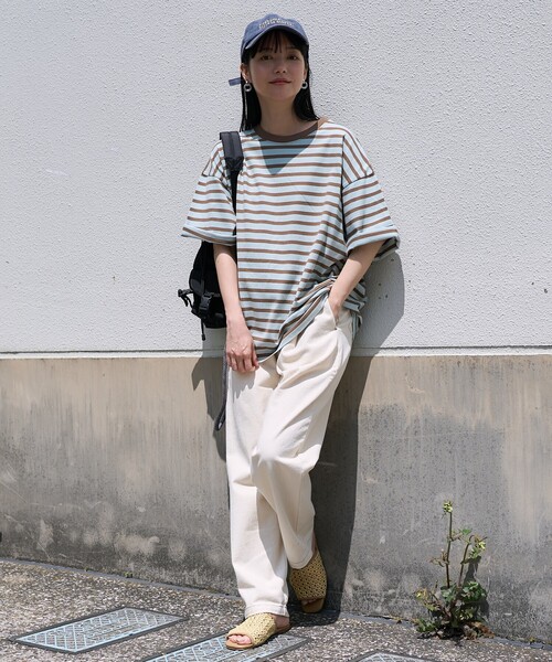 「FREAK'S STORE」 デニムパンツ MEDIUM チャコール レディース_画像3