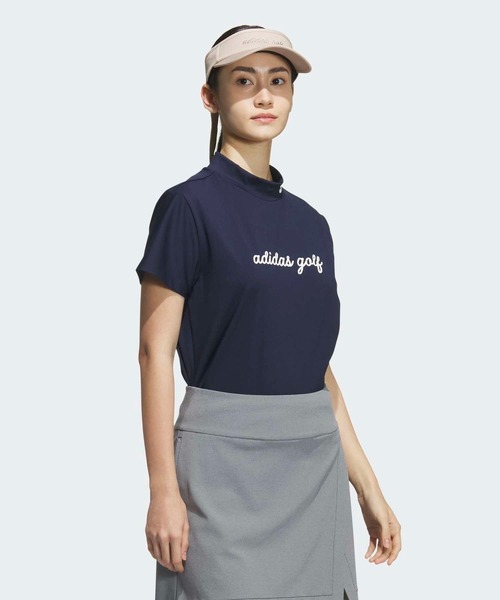 アディダス 新品 セットアップ ゴルフウェア 半袖 スカート 春夏 モックネック adidas（アディダス） tシャツ HEAT. RDY モックネック 半袖「adidas