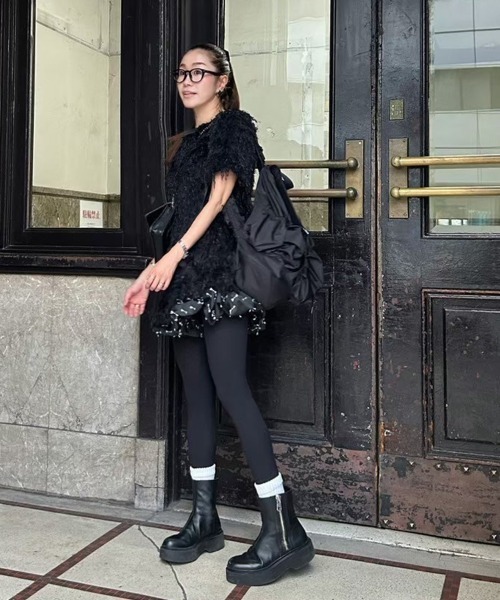 DONOBAN（ドノバン） パンツ リボンバブルヘムショートパンツ