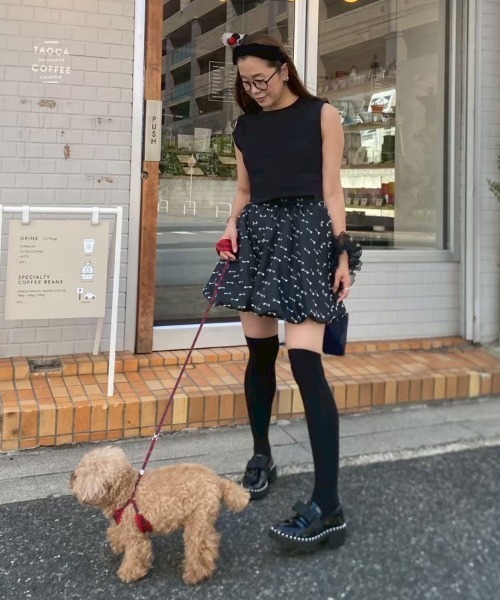 DONOBAN（ドノバン） パンツ リボンバブルヘムショートパンツ