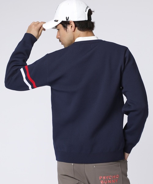 Psycho Bunny（サイコバニー） セーター ニット 「GOLF」トリコロール