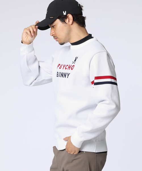 Psycho Bunny（サイコバニー） セーター ニット 「GOLF」トリコロール