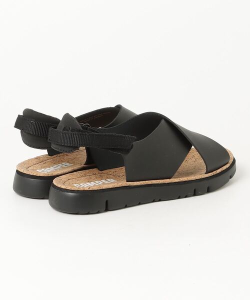 「CAMPER」 フラットサンダル 25.0cm ブラック レディース_画像2
