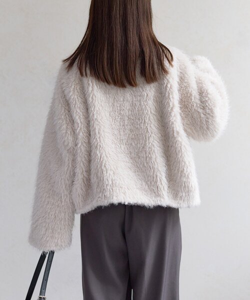 Thevon（ゼヴォン） ブルゾン アウター MIXファースタンドブルゾン