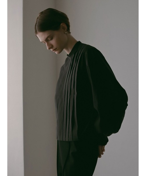 HER. ブラウス シャツ コットンタックブラウス レディース : ZOZOTOWN