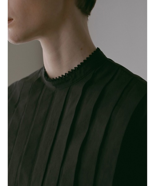 HER. ブラウス シャツ コットンタックブラウス レディース : ZOZOTOWN