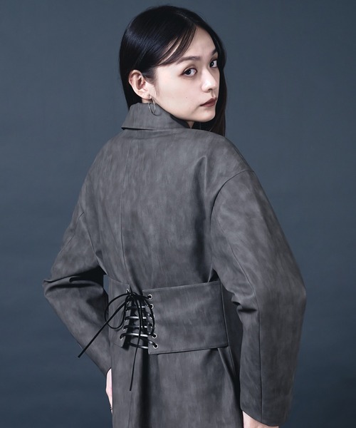 Ellno de Mavie（エルノデメヴィ） コート チェスターコート レース