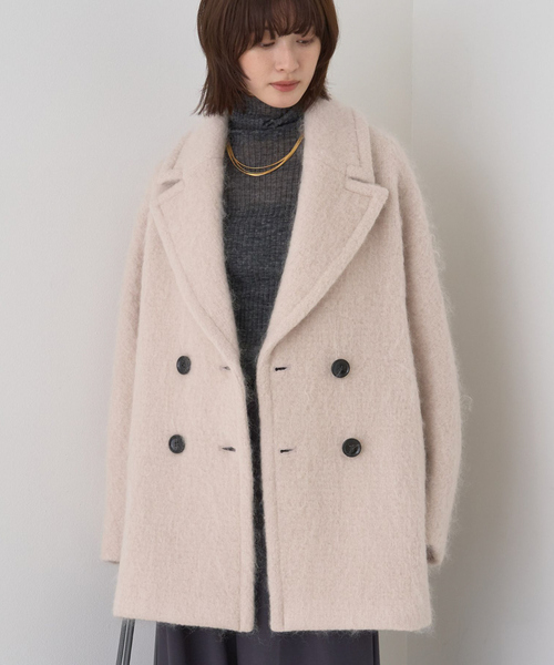 Rouge vif（ルージュ ヴィフ） ピーコート pコート シャギーピーコート