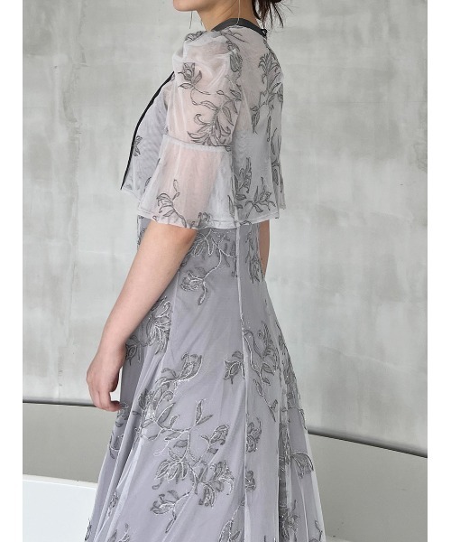 SNIDEL（スナイデル） ワンピース エンブロイダリーボレロセットドレス