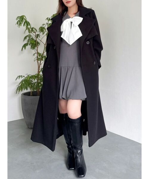dazzlin（ダズリン） コート アウター 2WAYカラーレディウールコート