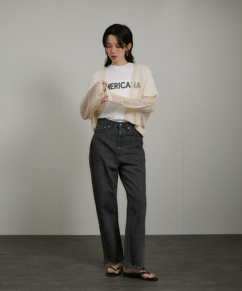 「AMERICANA」 半袖Tシャツ FREE ホワイト系その他 レディース_画像9