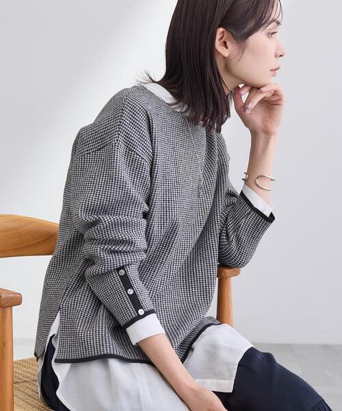INDIVIセーター新品 INDIVI（インディヴィ） ニット セーター 「コットン混／洗える」ミニ