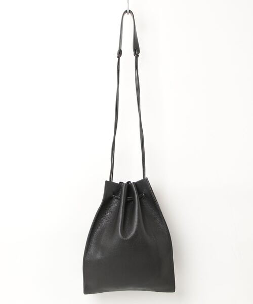 Aeta 黒いレザーショルダーバッグ 収納袋付き Aeta ショルダーバッグ - ブラック レディース : ZOZOTOWN Yahoo!店