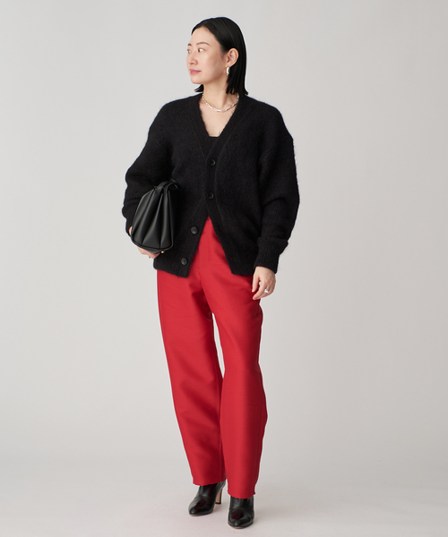 SLOANE（スローン） カーディガン 3G天竺アルパカxウール Vネック