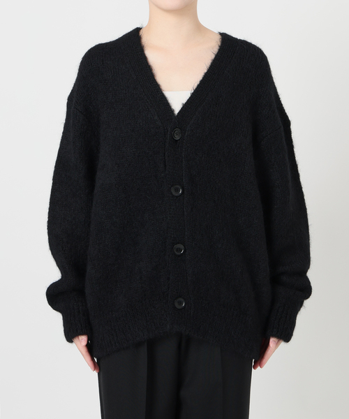 SLOANE スローン 3G天竺アルパカxウール Vネックカーディガン SLOANE（スローン） 【30%off】SLOANE 3G天竺 アルパカ×ウール Vネック