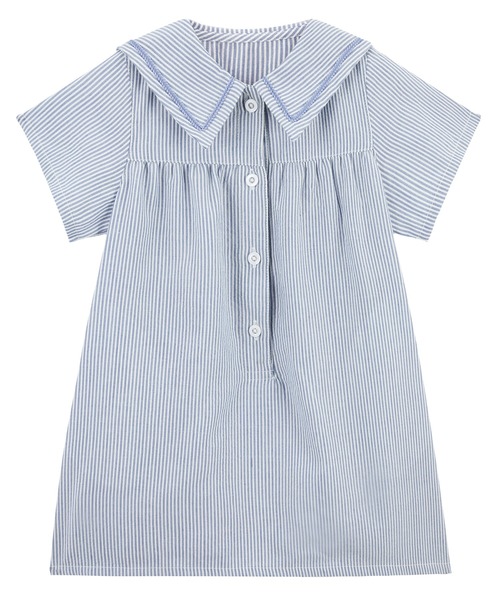 「combimini」 「KIDS」半袖ワンピース 120 ブルー キッズ_画像2