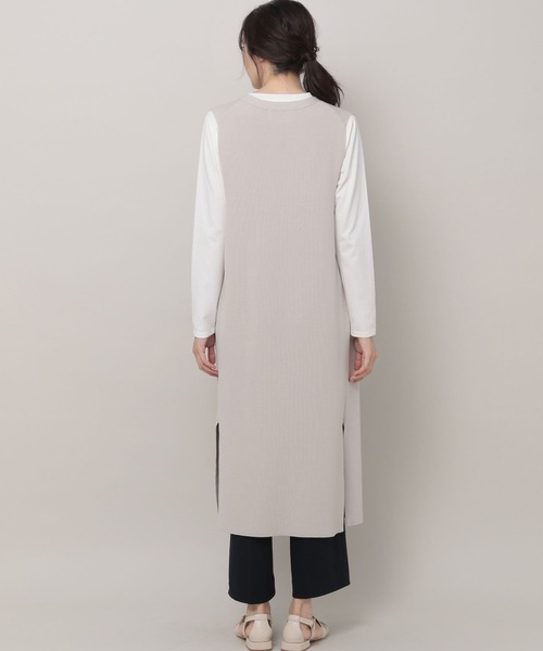 「Elura」 ニットベスト MEDIUM オフホワイト レディース_画像4