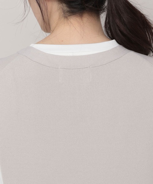 「Elura」 ニットベスト MEDIUM オフホワイト レディース_画像5