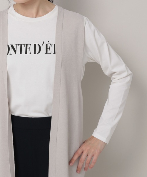 「Elura」 ニットベスト MEDIUM オフホワイト レディース_画像7