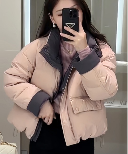 【未使用品】CHARLE シャルレ　WORLD コラボ　ダウンジャケット アウトレット 価格ファッション - 【未使用品】CHARLE シャルレ WORLD