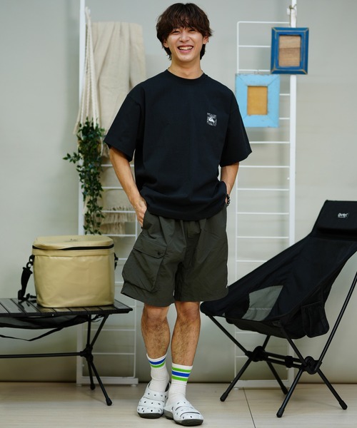 「Quiksilver」 半袖Tシャツ L ホワイト メンズ_画像3