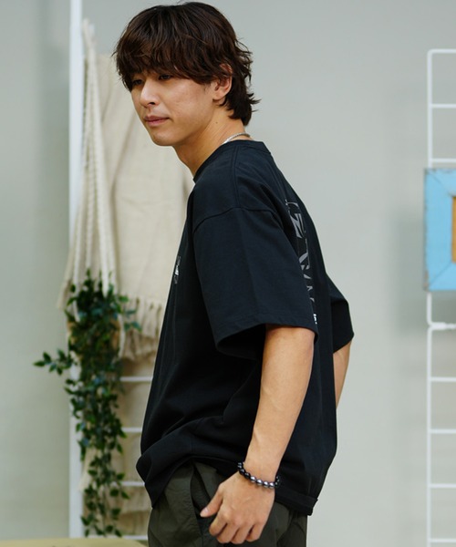 「Quiksilver」 半袖Tシャツ L ホワイト メンズ_画像4