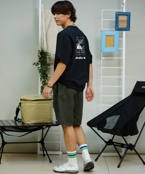 「Quiksilver」 半袖Tシャツ L ホワイト メンズ_画像5