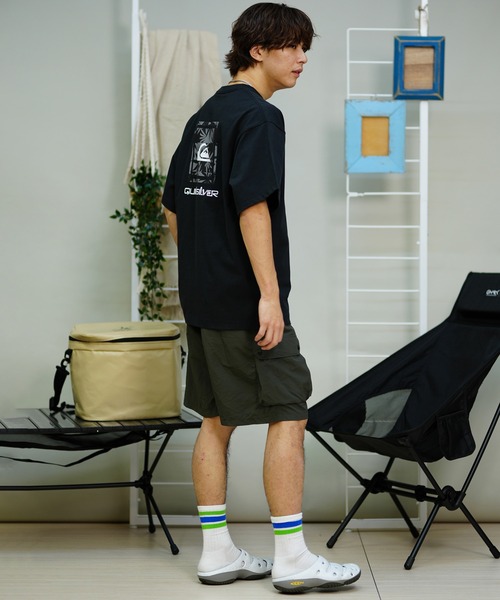 「Quiksilver」 半袖Tシャツ L ホワイト メンズ_画像8