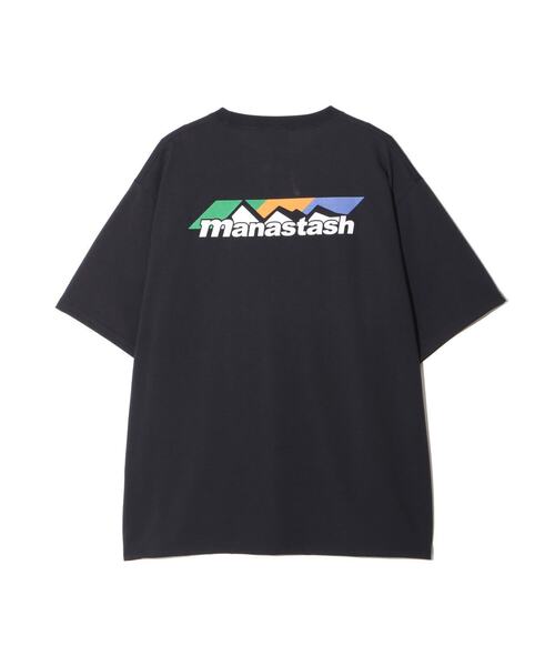 「MANASTASH」 半袖Tシャツ S オレンジ メンズ_画像2