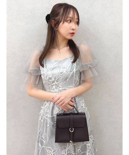 dazzlin（ダズリン） ドレス 2WAYチュールスリーブドレス : ZOZOTOWN
