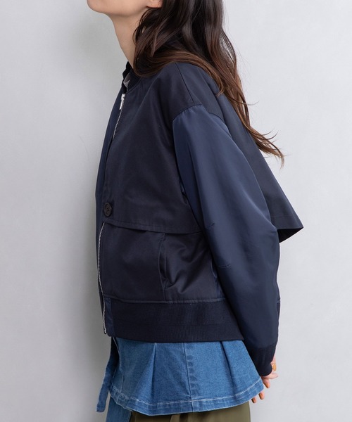 「MARECHAL TERRE」 ブルゾン MEDIUM ライトグリーン レディースの画像2